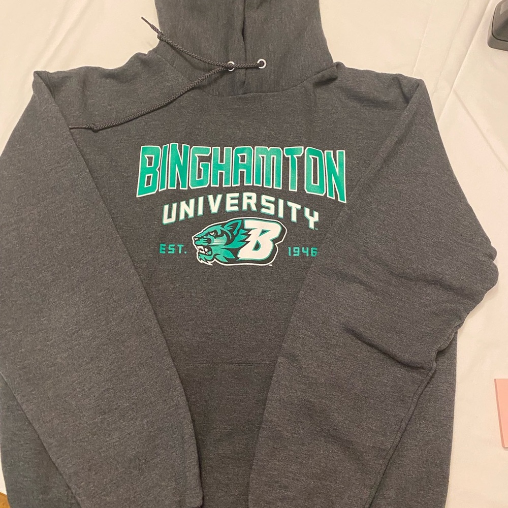 Binghamton University Gray Hoodie